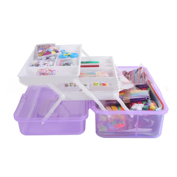 Gör-det-själv- set Konst & hantverk Påskpresent för åldrarna 5-12 år gammal flicka Gör ditt Carft-kit, påskpresenter DIY Art Supply Purple