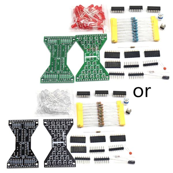 Lätta bärbara timglas DIY-kit Skolundervisningsförsörjning Hastighetsjusterbar