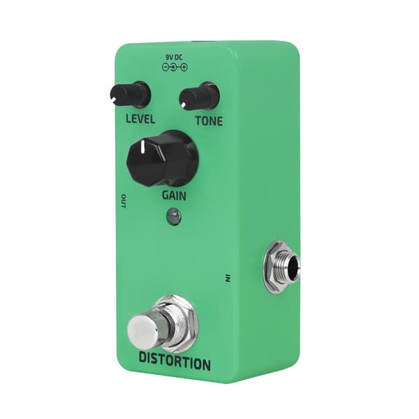Gitarreffektpedal för distorsion Gitarrbas Effektpedalprocessor för distorsionston