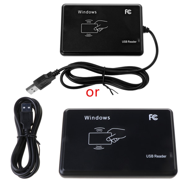 för Mifare Card IC-kortläsare USB Hassel 13.56MHz MF1 S50 Thin33
