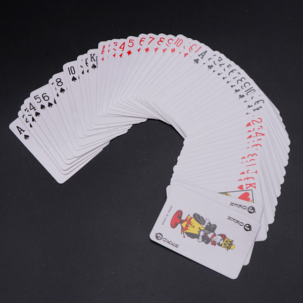 Miniatyyripeli Pokeri Pelikortit Nukketalo Mini Pokeri Pieni Pelipakka Kortit