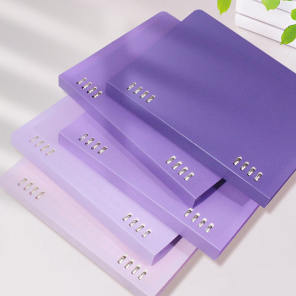 Multifunktionell pärm PP pärmringar Pärm Push-Pull Cover C - A 5