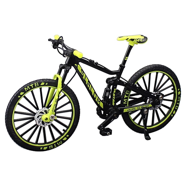 1:10 Finger Mountain Bike Legering cykler Model Miniature med lyse farver Sjove og interessante gaver til voksne
