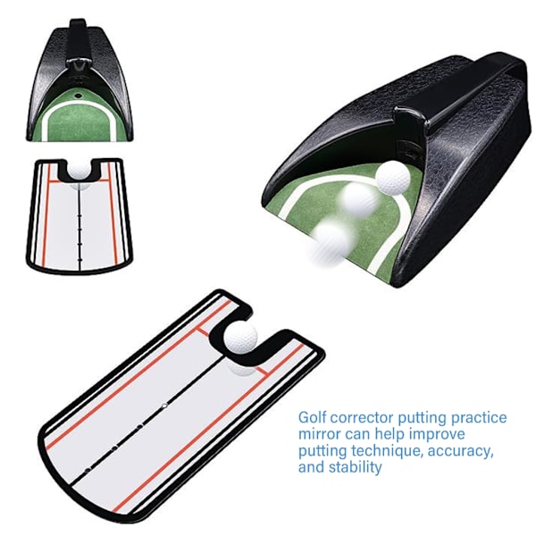 Golfs Automatisk Puttingkopp Golfs Putting Returner med Putting Alignment Tool