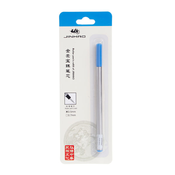 Jinhao Roller Ball Rollerball Pen Refill Cartridge Sort Blå blæk 0,5 mm 0,7 mm