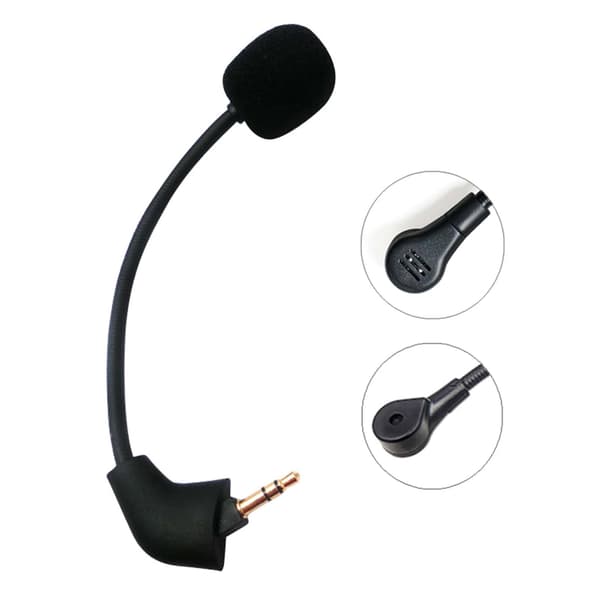 Gaminghörlurar 3,5 mm Mikrofon för Hyper X Cloud 2 II/Hyper X Cloud Sliver