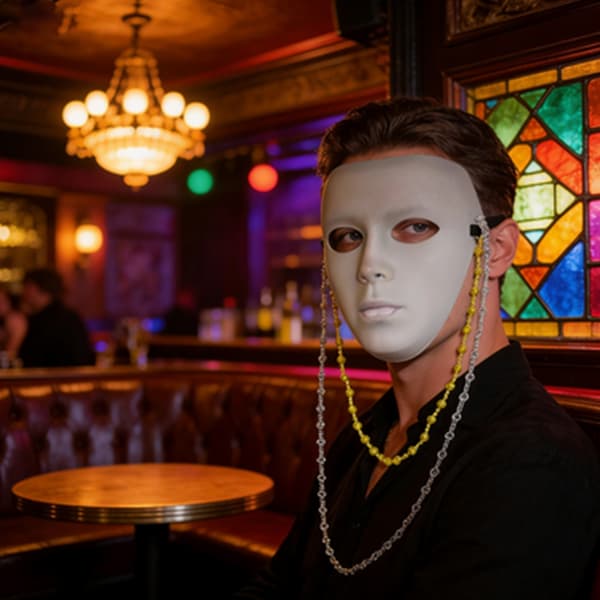 Professionel Scenemaske til Dansere og Entertainere