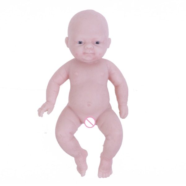 4,33 tommer umalt/ufullført for dukkeleketøy Reborn Detaljert maling Babyromsdekorasjon Miljøvennlig Real Life Baby for Dol