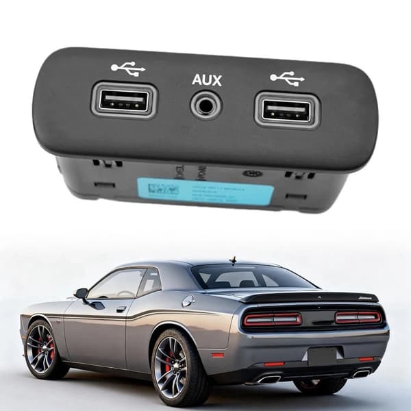 Yleiskäyttöinen USB-lataussovitin ajoneuvoihin 68294075AA 68294075AB 68294075AC