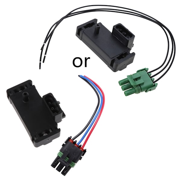 Auto Car 3 Bar grenrör absoluttryck MAP-sensor för elektromotorisk turbo med pluggkabel OEM-nummer 12223861 16040749