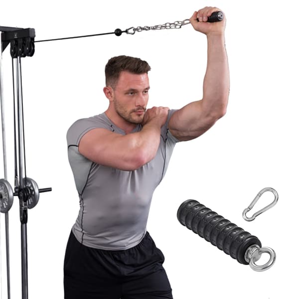 Gym Push Down Enkelt Håndtak Erstatning Triceps Styrke Pull Up Håndgrep