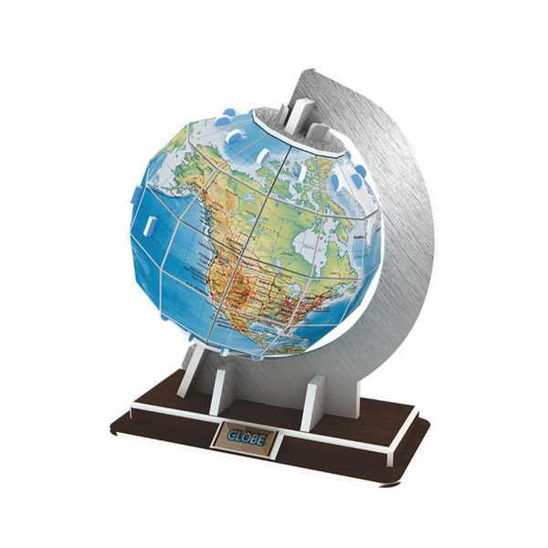 3D Aerospace Solsystem Globe Pussel Jigsaw Pedagogisk leksak DIY monterad present null - I