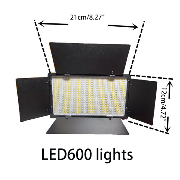 LED-videoljus 40W 3200-5600K-fäste, uppladdningsbar fotoljuspanelfyllningslampa Makrofotografering och videoinspelning