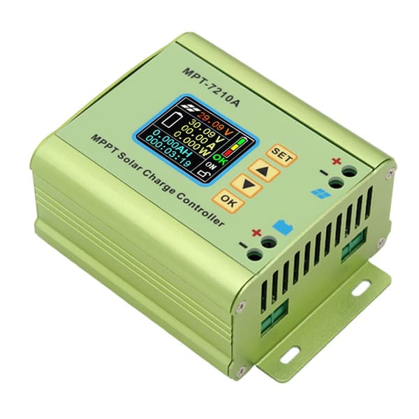 Digital MPPT solcellelader for litiumbatteriutgang 0-10A MPT-7210A