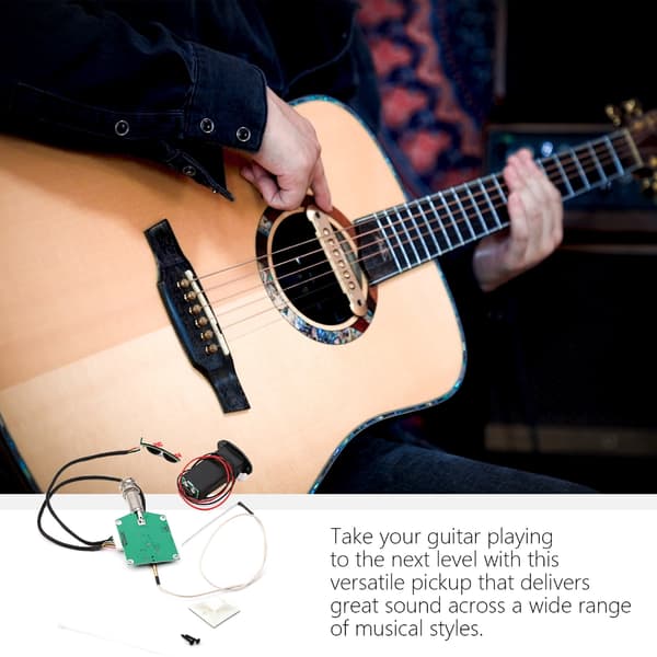 Gitardel Piezo Pickup Gitar Pickup Forsteker Gitardel Tilbehør