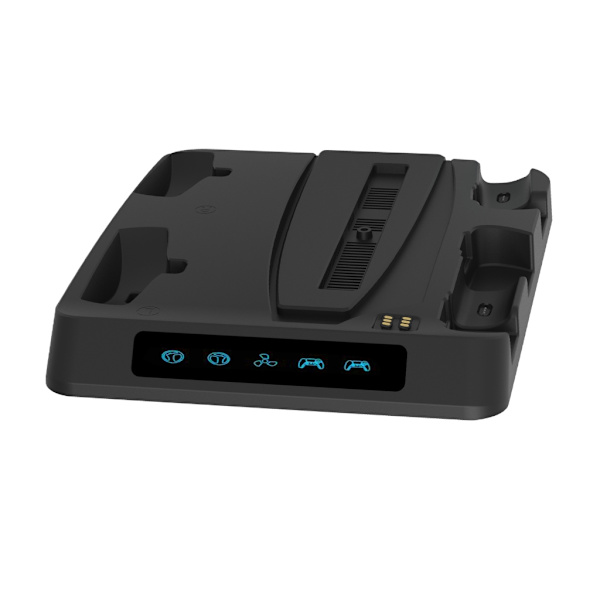 Universal Vertikal Kylfläkt Stativ Gamepad Laddningsstation Controller Tillbehör Gamepad Hållare För PS5 PSVR2