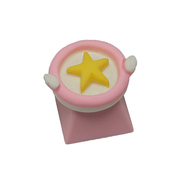 Original PBT Cute Fawn Keycap Mekaniskt tangentbord Keycap OEM Profil R4 Höjd