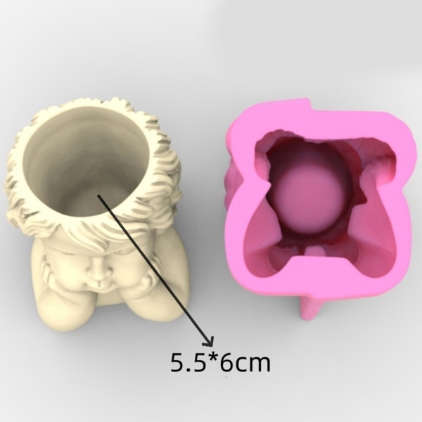 Flexibel mould för suckulenta blommor Innovativ form för förvaringsinredning