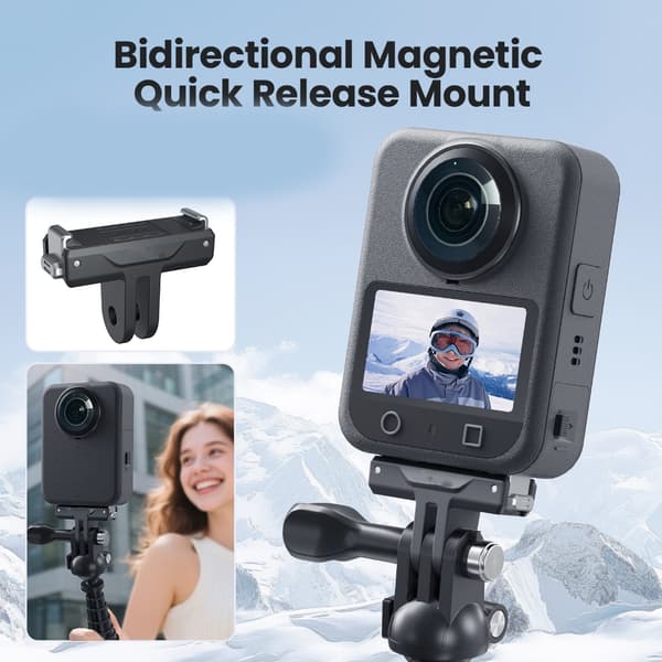 Action Kamera Magnetisk Adapter Mount til Action 4/3 Quick Release Adapter