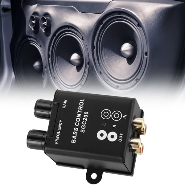 Bil Regulator Förstärkare Bas Subwoofer Stereo Kontroller Baskontroller