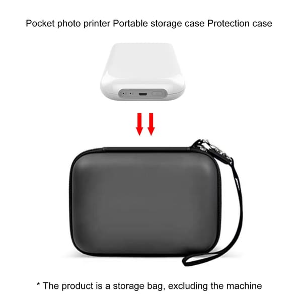 Bæreveske for Pocket Photo Printer 1S bærbar smarttelefonprinter