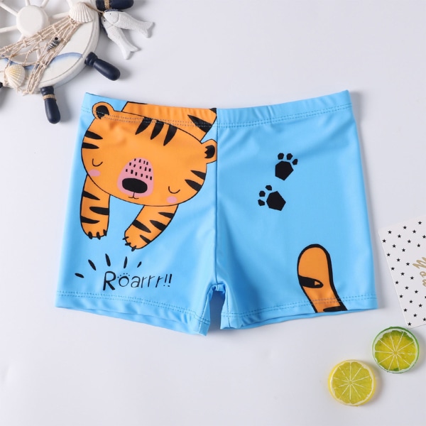 3-14 år Strandshorts Pojkar Barn Badkläder Badbyxor Tryckt Little Tiger M