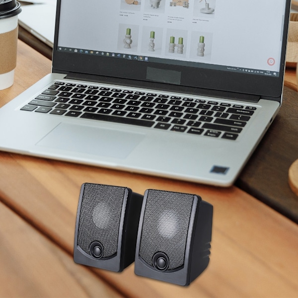 Mini USB-driven stationär PC-högtalare för musikupplevelse