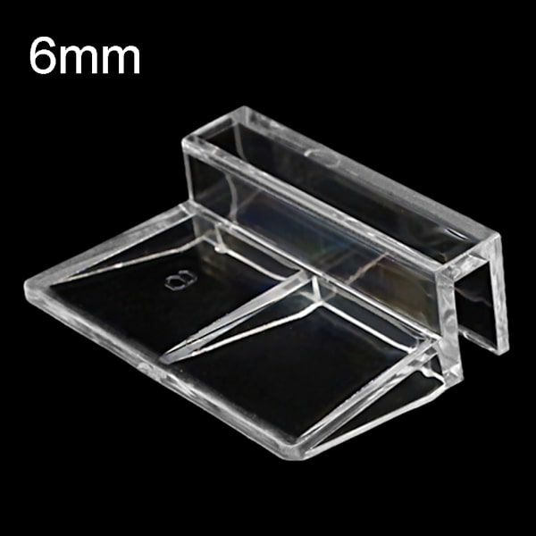 Universallågclips til kantløse akvarier Holder Bracket Clamp Stand 6mm/8mm/10m