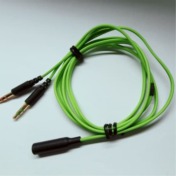 Universelle 3,5 mm kabel med dobbelt materiale til PC-gaming