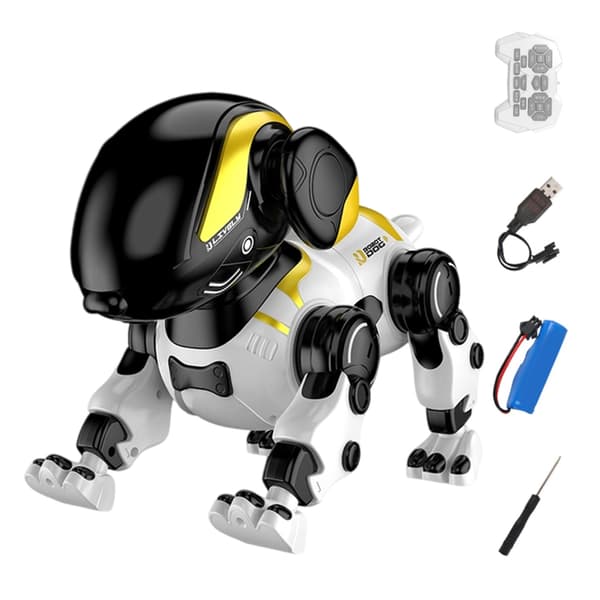 Interaktiv Programmerbar Robot Hundeleke for Barn Fjernkontroll Oppladbar