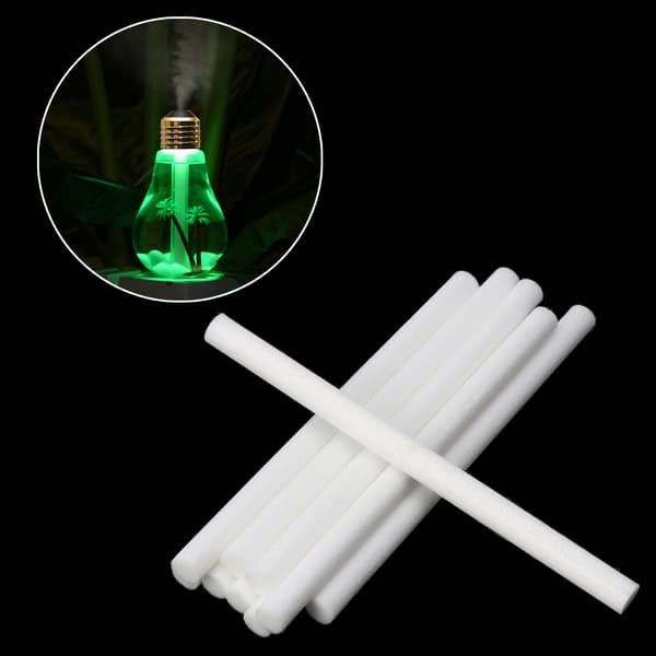 10 stk. 7 mm x 115 mm luftfukterfiltre bomullsdotter for luftfukterdiffusor