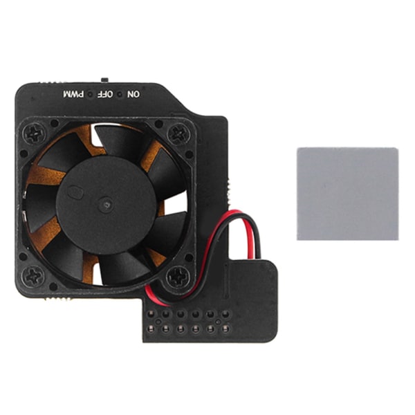Nopeussäädettävä Mini PWN jäähdytystuuletin puhdas kupari metallipohjainen jäähdytyselementti jäähdyttimelle Raspberry Pi 4B/3B+/3B