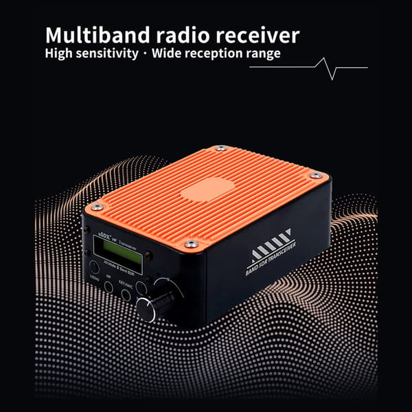 Bärbar Radiosändare 8 Frekvensband LCD-Display FT8 Kontroll