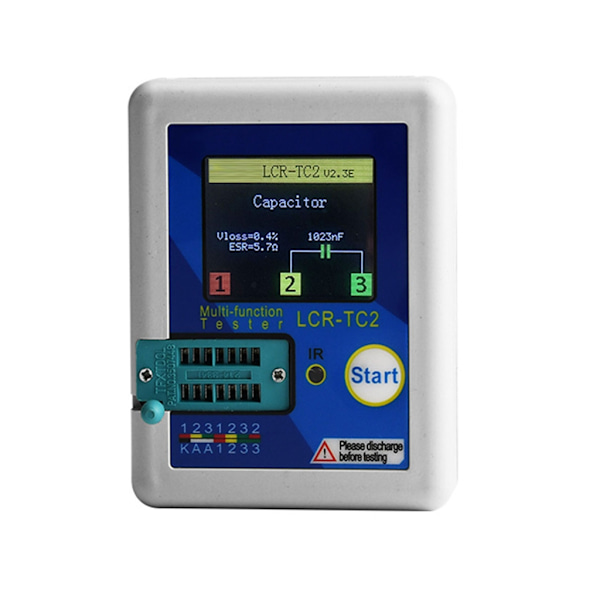 ESRMeter Transistor Tester Diode Triode Kapacitans SCR Induktans Tester