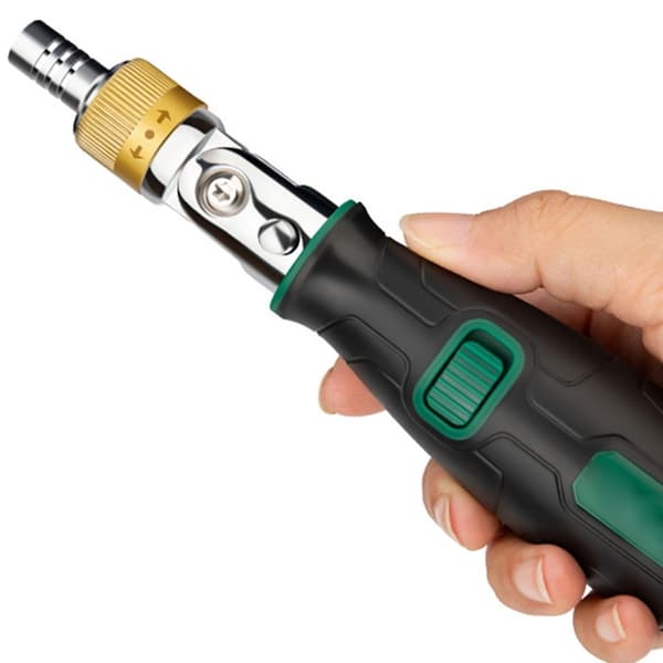 Universal Skralle Skrutrekker Kit 10 Bit Vinkler Solid Karbonstål Konstruksjon