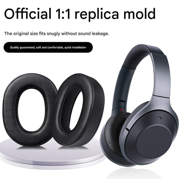 Hörlursöronkuddar svettresistenta för MDR-1000X WH-1000XM2 Reservdel