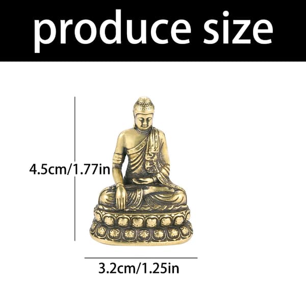 Mediterande Buddhas Staty Skulptur Buddhas Staty Buddhas Figurer Ornament