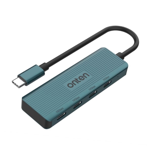 Alsidig USB C Converter USB C Hub Aluminiumslegering Data Hub til bærbar, mobil forbinder flere enheder samtidigt