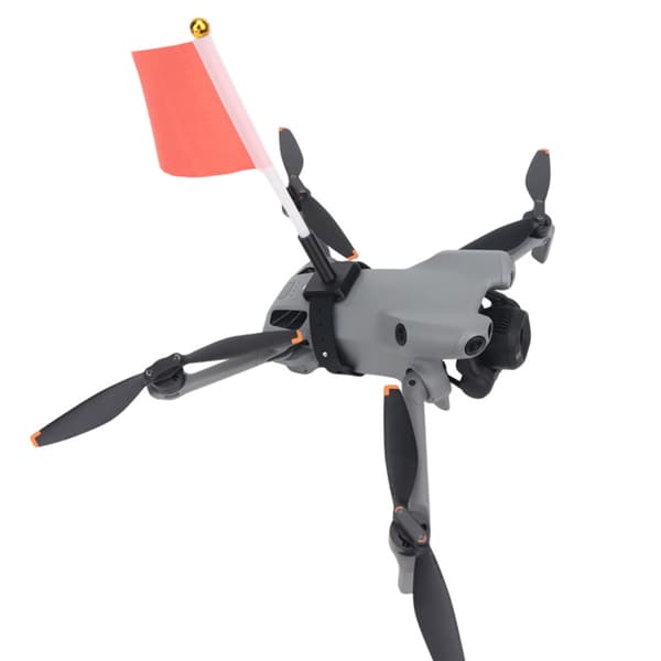 Høy Synlighet Rødt Flagg Dronetilbehør Sikker Montering Mini Serie Droner