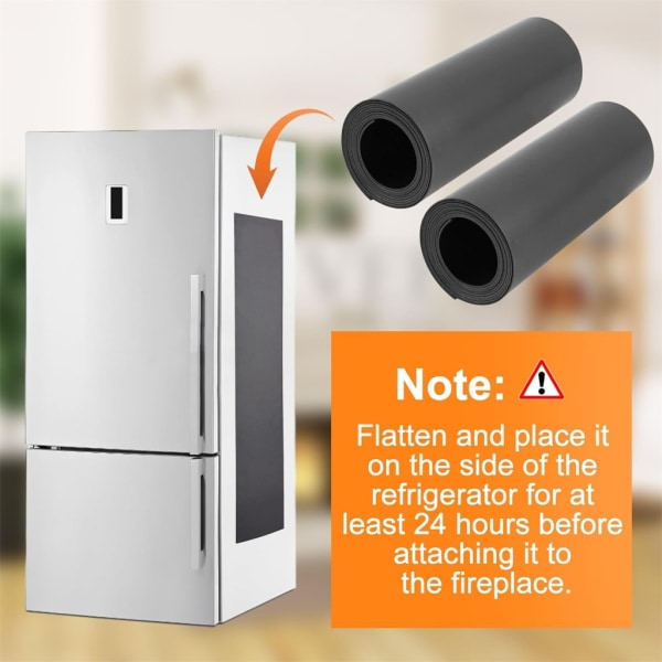 2st/ set Magnetiska eldstäder Vindstoppare Effektiva inomhusventilationsskydd null - A