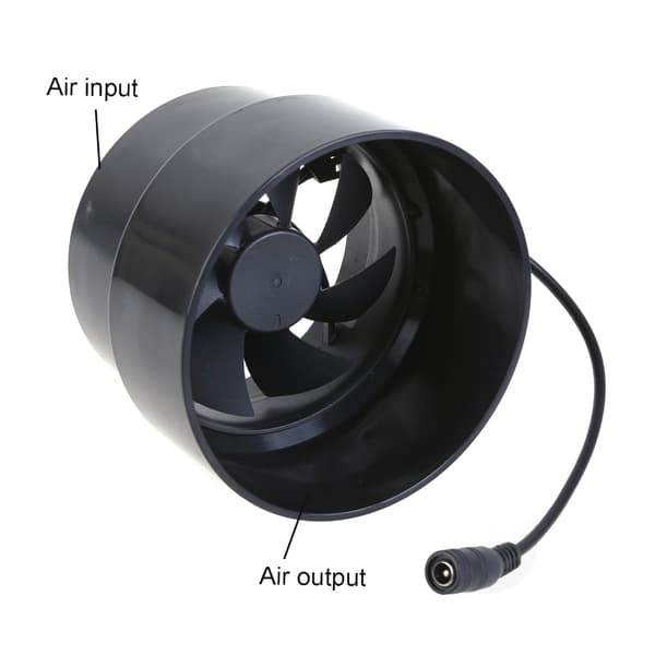 Stille Inline Blæser Udsugningsventilator 12V Lavt Strømforbrug til Yacht Ventilator