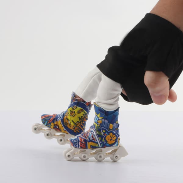 1 par mini finger sko seje mini rulleskøjter mini finger rulleskøjter