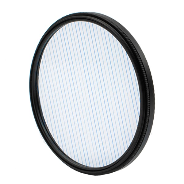 Regnbåge/Blue Streak Effect Filter-77/82mm cirkulär lins borstat flare filter Blue 77mm