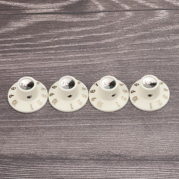 4 st Plast Elektroniska Kontrollvred Elgitarr Volym Ton Vred