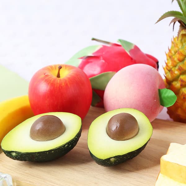 Resin Simulation Avocado Model Vinduesdekorationsrekvisitter Displaymodel