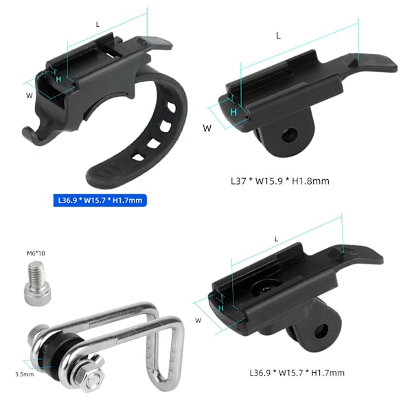 Robust sykkel frontlykt stativfeste for QD250 YQ200400; BlackbirdL1;bl10/11 C