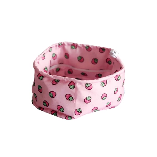 Sommarkylhalsband för hundar Anti-Sunstroke-halsband för små medelstora hundar Pink strawberry S