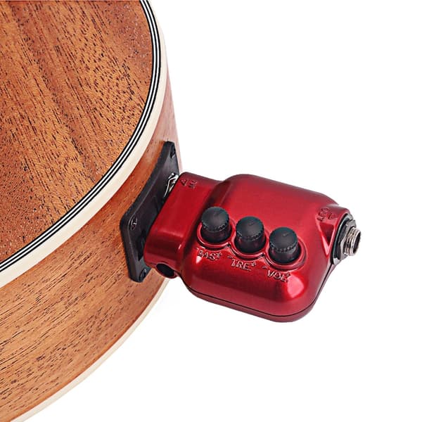 Kompakt Lättviktig Akustisk Gitarrförförstärkare Preamp För Gitarr