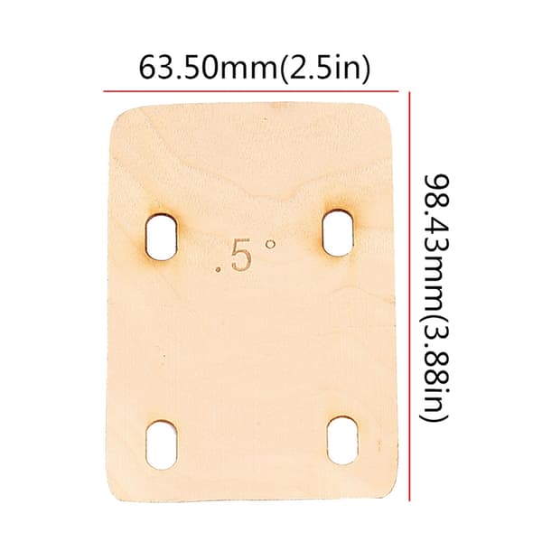 Gitarrhalsskilar 0.25, 0.5, 1 Grad Gitarrhalsplatta Verktyg för Reparation