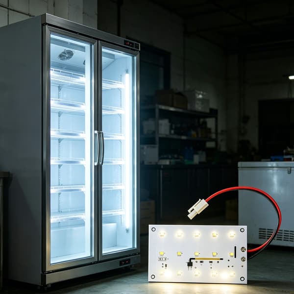 Lavtemperaturbestandig LED-lys for supermarkedfrysedisker